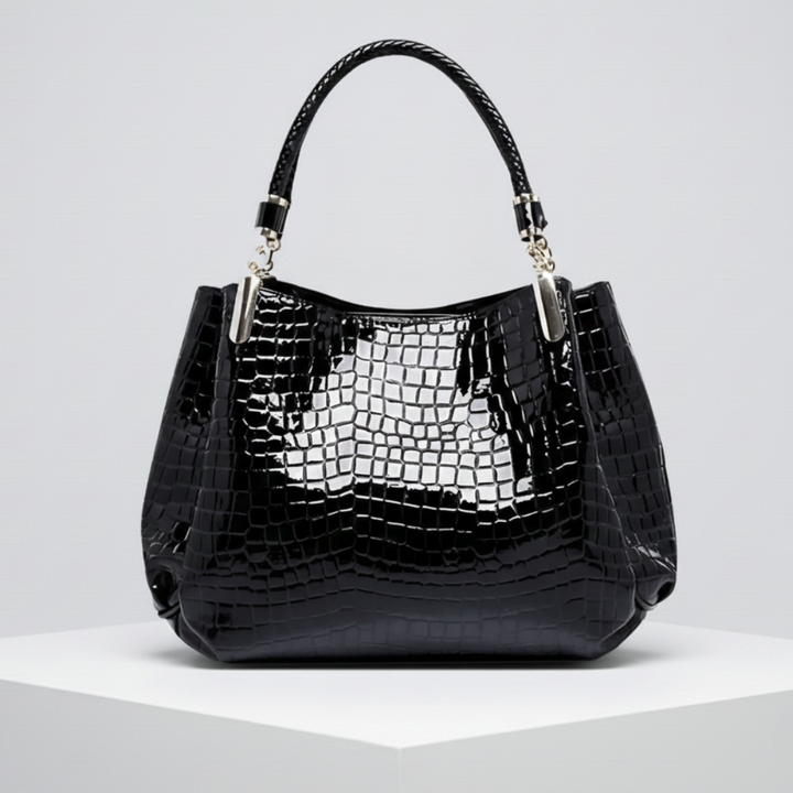 Lusso Milano - Krokodiltaschen Schultertasche