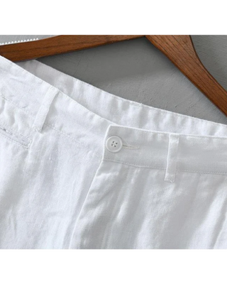 Pantalones cortos de lino Lisbo