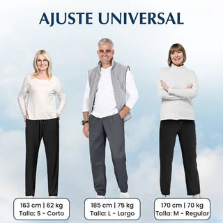 Noa - pantalón casual unisex, extremadamente suave y flexible con caída elegante