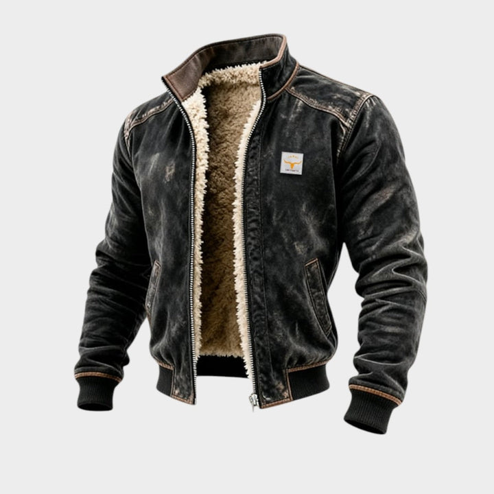 Ricardo™ | Chaqueta con aspecto de cuero y diseño distintivo