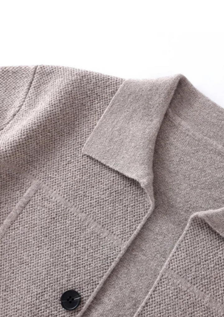 Sobrecamisa Hombre Premium 100% Cashmere – Overshirt con Botones