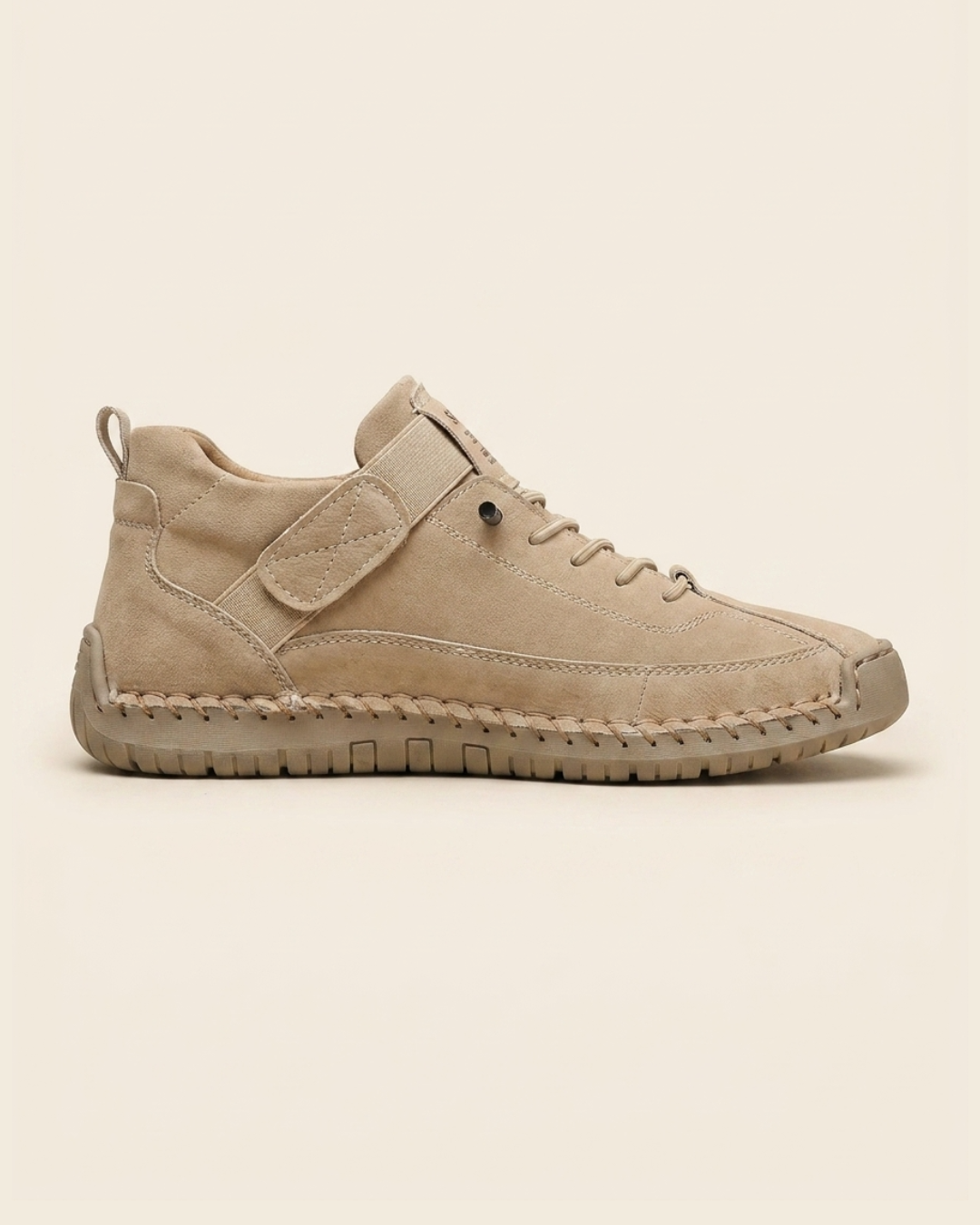 Gisela - Comfortable orthopedic shoes with a leather effect