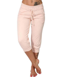 Lía - Pantalón capri ajustado de cintura alta