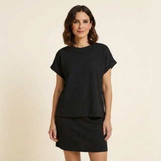 Lidia - Vestido de mujer de corte holgado con bolsillos