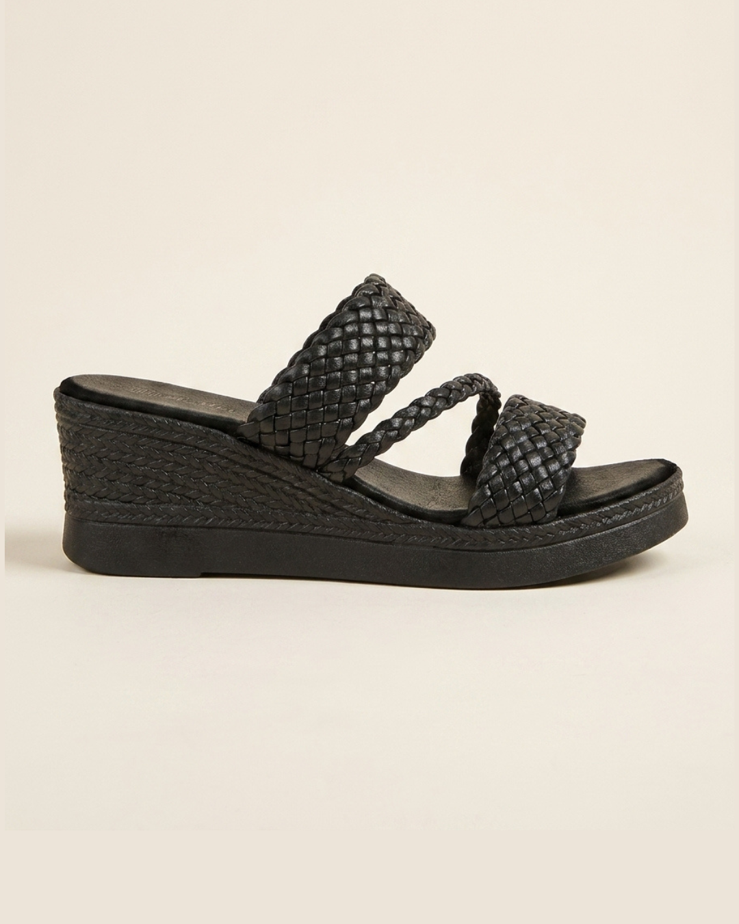 Teresa - Sandalias con cuña trenzadas