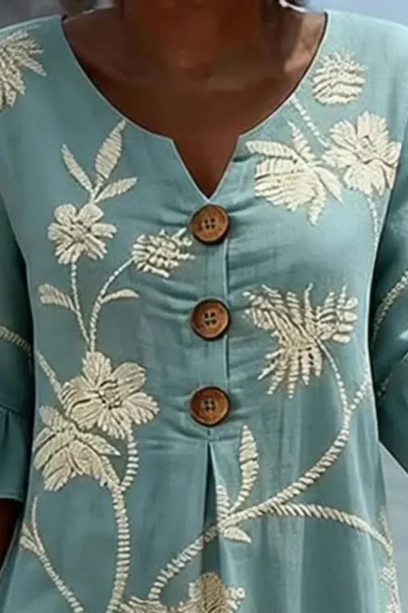 Nemi - Elegant floral midi dress