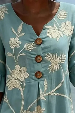 Nemi - Elegant floral midi dress