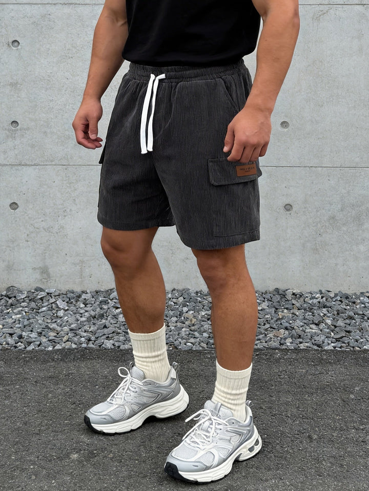 Murphy™ | Shorts cargo de pana casual