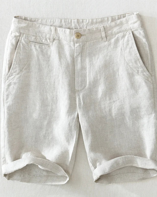 Pantalones cortos de lino Lisbo