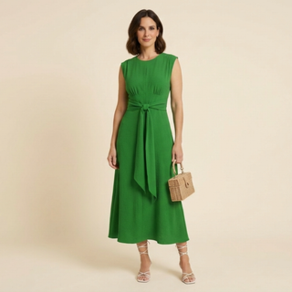 Eva - Vestido elegante sin mangas con cintura ajustable