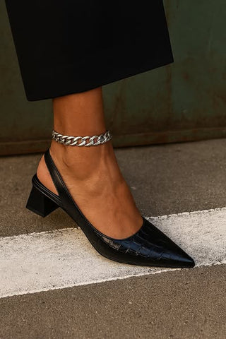 Olga - Zapatos con tacón cuadrado elegante