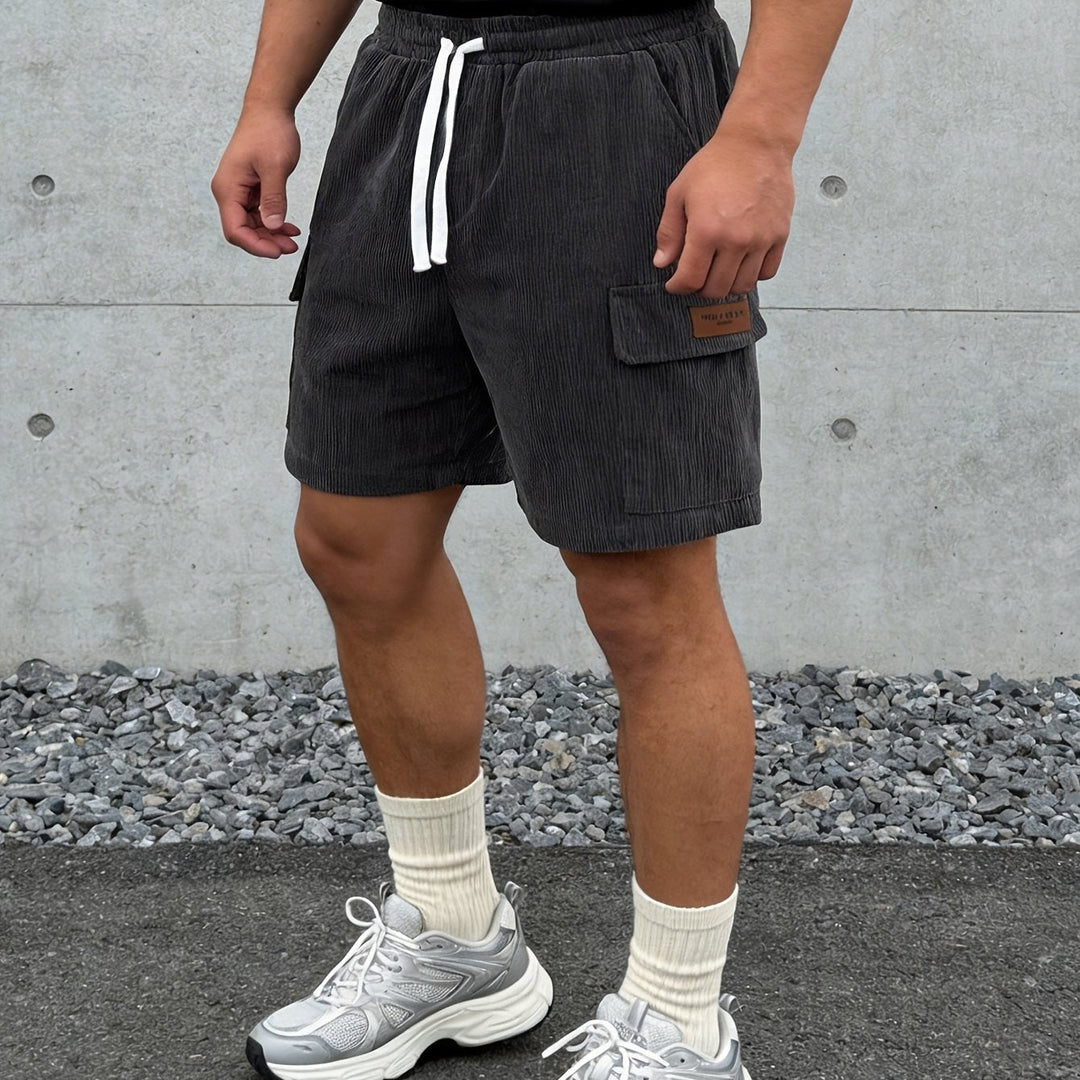 Murphy™ | Shorts cargo de pana casual