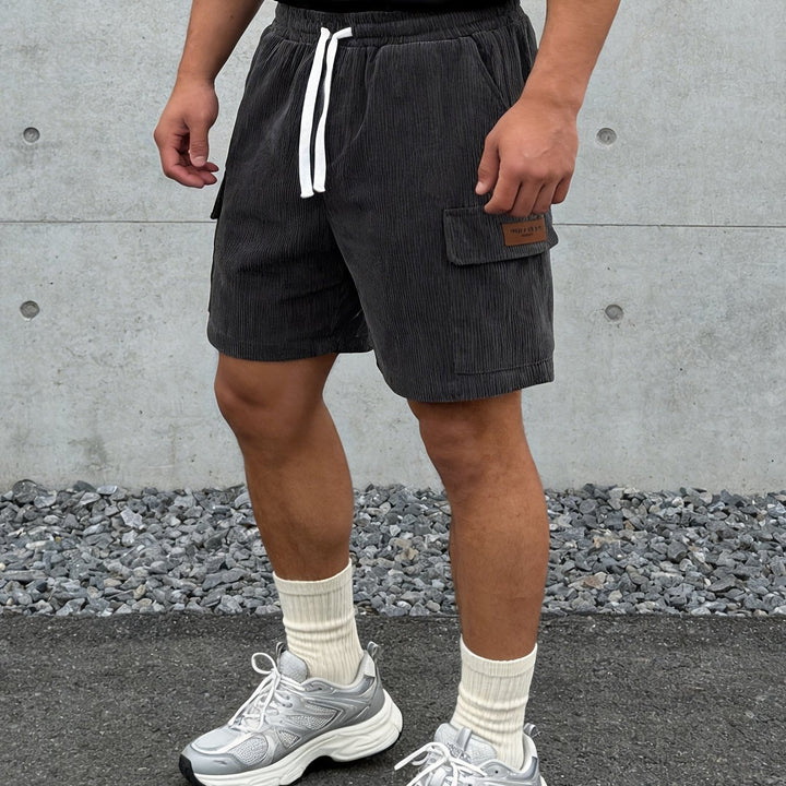 Murphy™ | Shorts cargo de pana casual