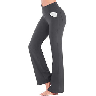 Diana - Pantalón de cintura alta elástico y corte ancho