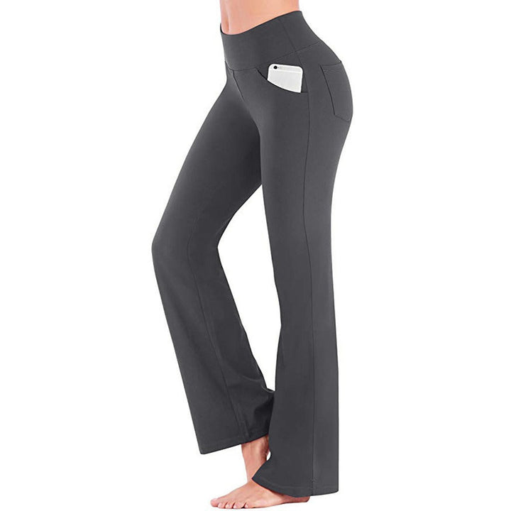 Diana - Pantalón de cintura alta elástico y corte ancho