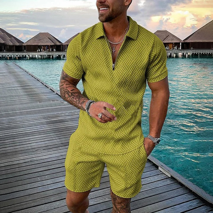 Francisco™ | Conjunto casual de polo y pantalones cortos