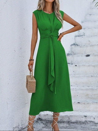 Eva - Vestido elegante sin mangas con cintura ajustable