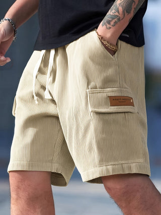 Murphy™ | Shorts cargo de pana casual