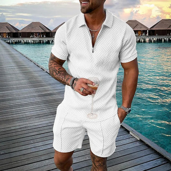 Francisco™ | Conjunto casual de polo y pantalones cortos