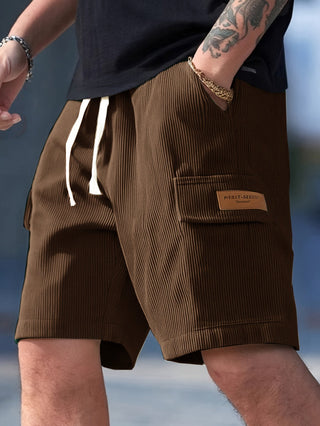 Murphy™ | Shorts cargo de pana casual