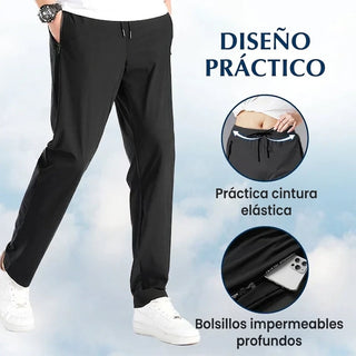 Noa - pantalón casual unisex, extremadamente suave y flexible con caída elegante