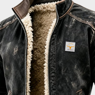 Ricardo™ | Chaqueta con aspecto de cuero y diseño distintivo