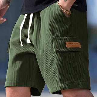 Murphy™ | Shorts cargo de pana casual