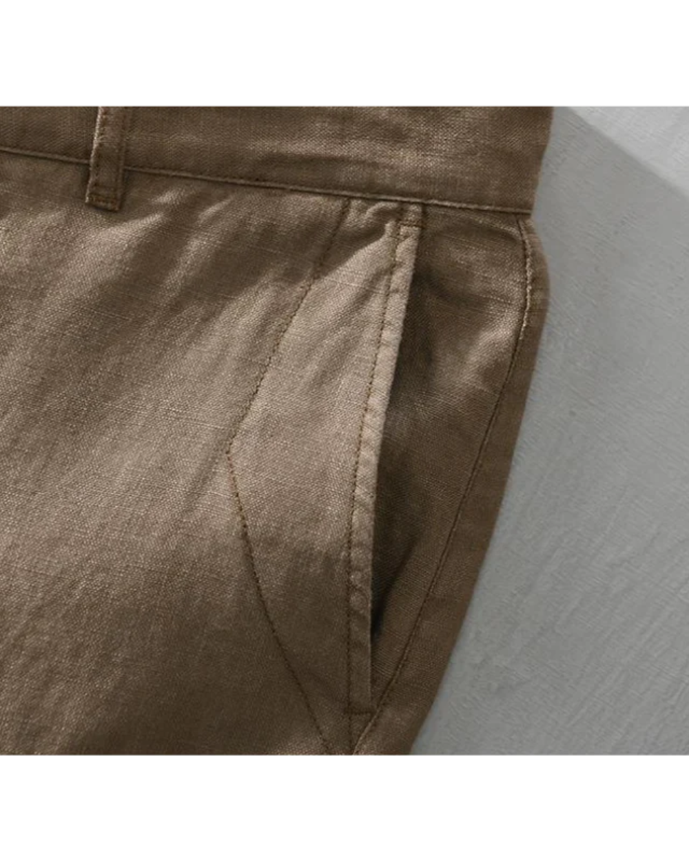Pantalones cortos de lino Lisbo