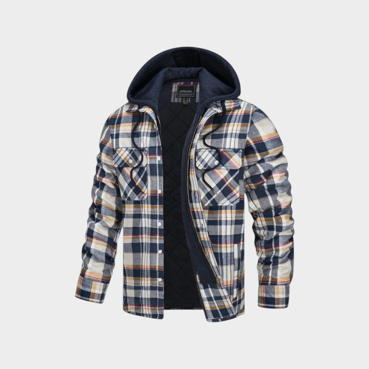 Asger™ | Chaqueta cálida para hombre de mezcla premium de lana