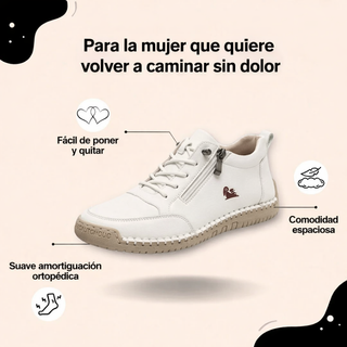 Mira – Zapatillas ortopédicas cómodas con cremallera