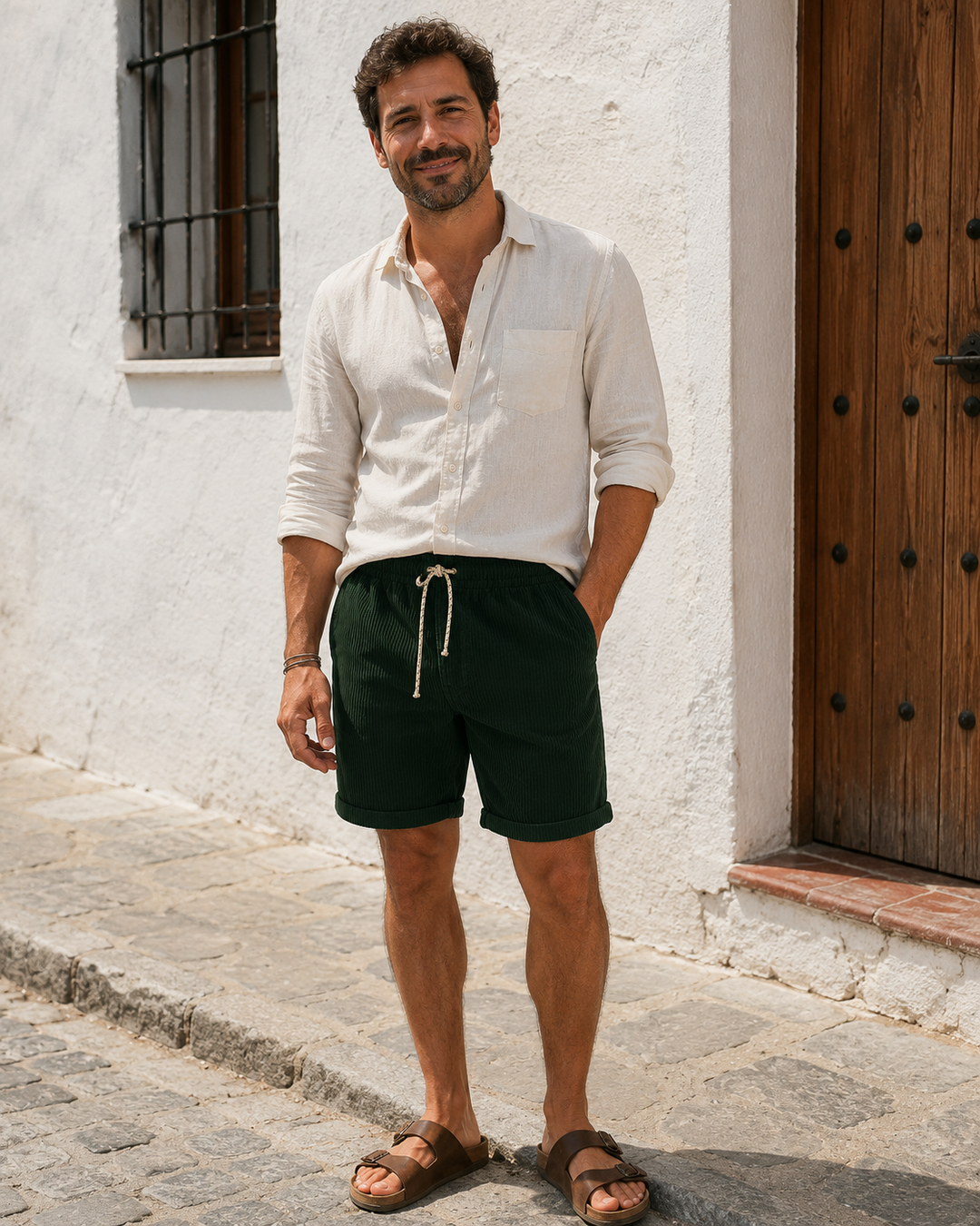 David™ | Pantalón corto de pana