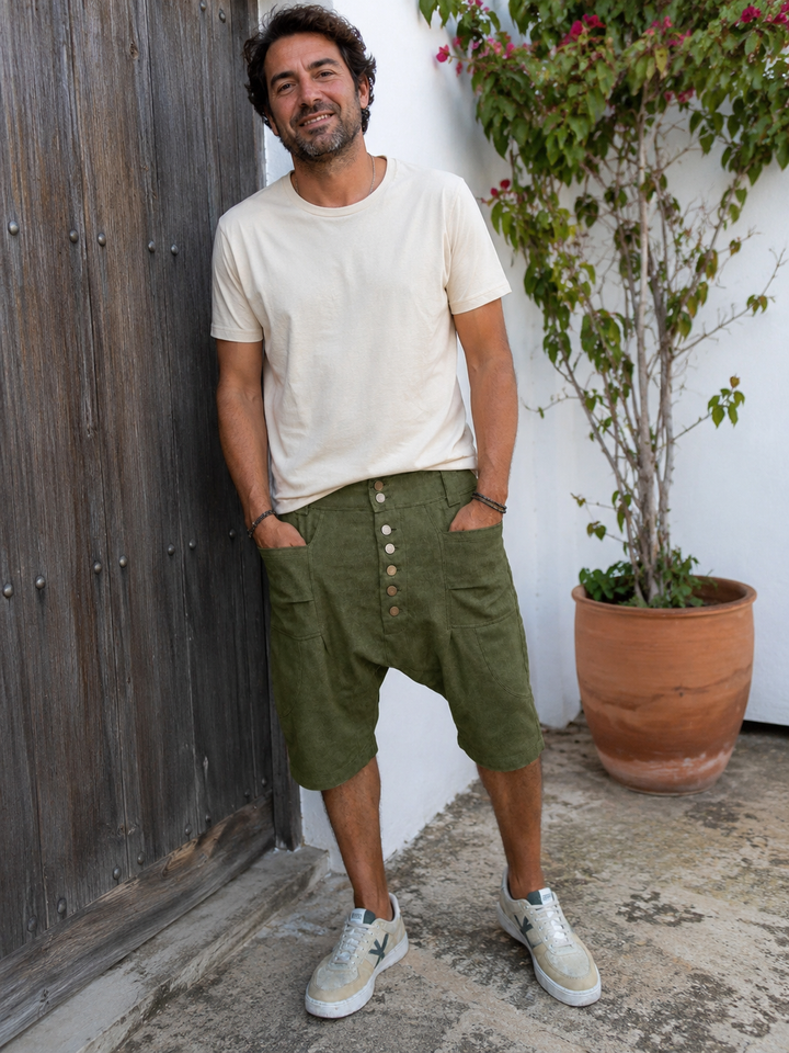 Mell™ | Shorts casual de tiro bajo | Por Julian & Claire Toronto