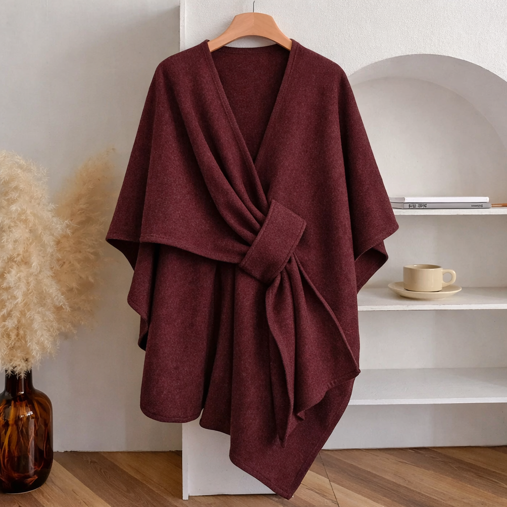 Olea - Elegant poncho scarf