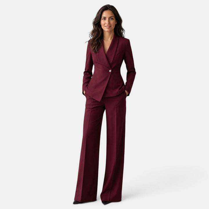 Traje Mujer Blazer Pantalón Elegante
