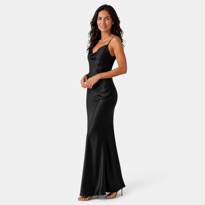 Vestido Invitada de Boda Largo Espalda Abierta