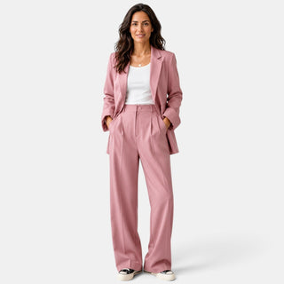 Conjunto Mujer Blazer Pantalón Recto