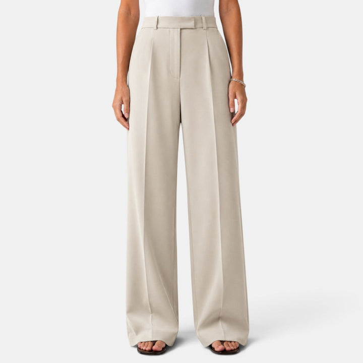 Pantalón de Vestir Mujer Pierna Ancha