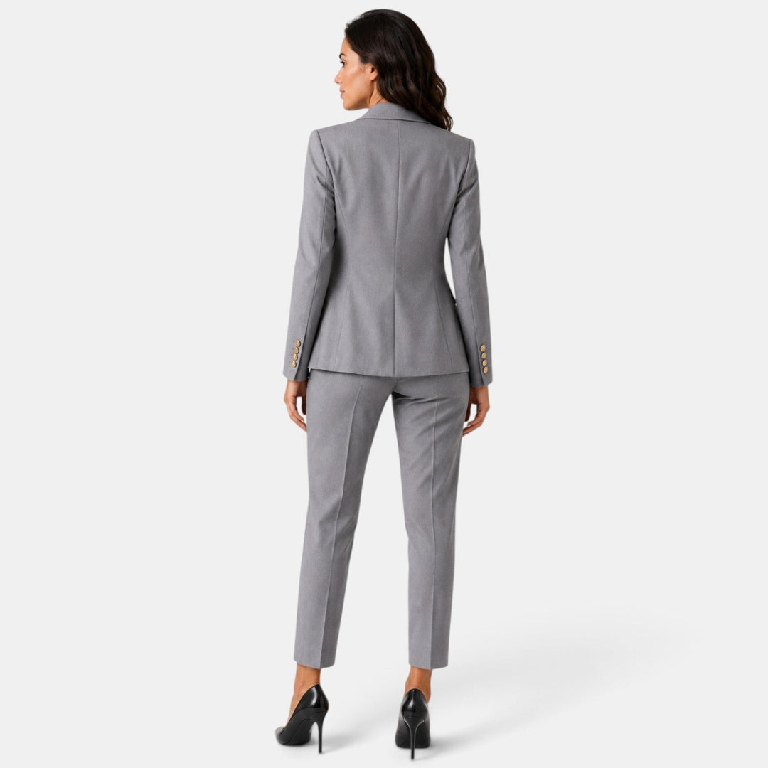 Traje de Dos Piezas Mujer con Blazer y Pantalón
