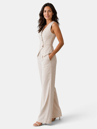 Elegant Women's Office Suit High Waist