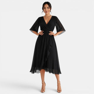 Vestido Midi Elegante Mujer