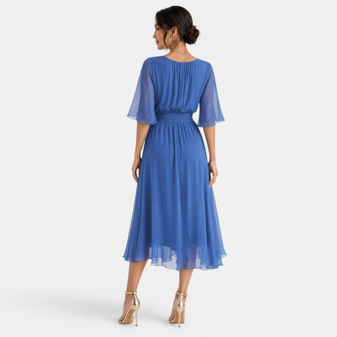Vestido Midi Elegante Mujer