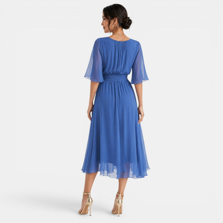 Vestido Midi Elegante Mujer