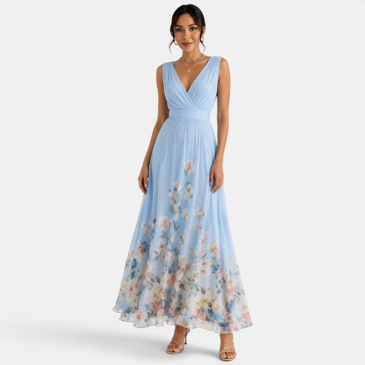 Vestido Largo Floral Mujer
