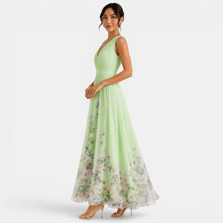 Vestido Largo Floral Mujer