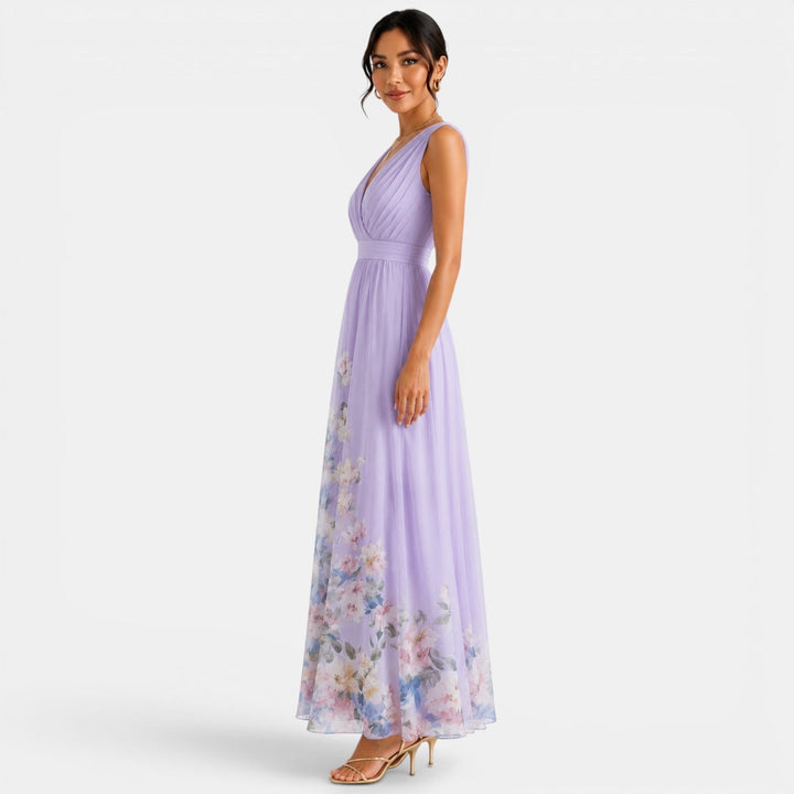 Vestido Largo Floral Mujer