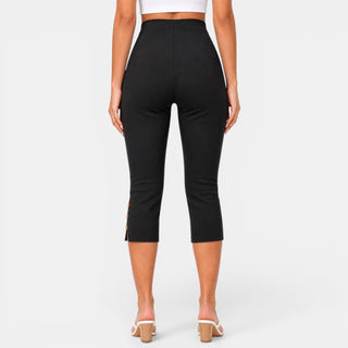 Pantalón Capri Mujer Cintura Alta
