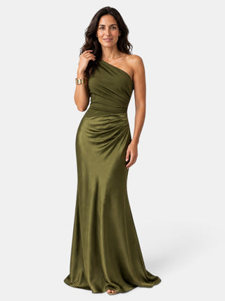 long-party-dress-women-satin-gathered