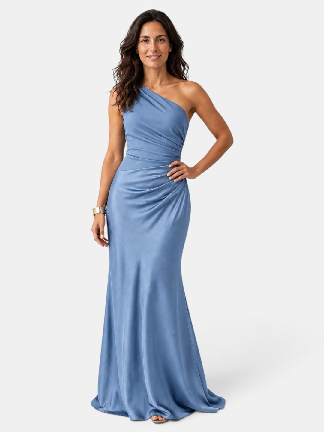 long-party-dress-women-satin-gathered