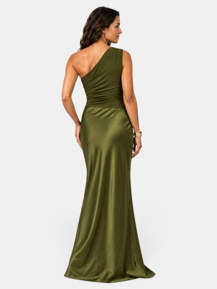 long-party-dress-women-satin-gathered