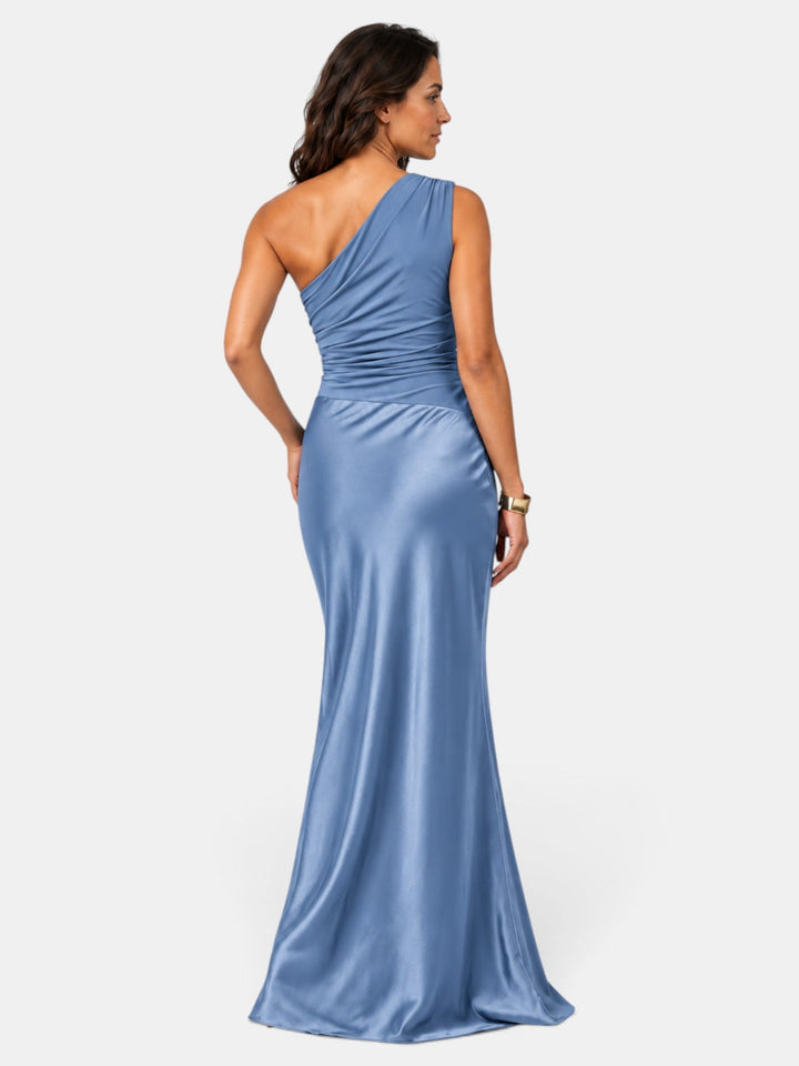 long-party-dress-women-satin-gathered